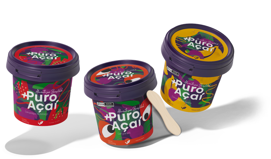 +Puro Açaí 220ml — caixa com 6 unidades